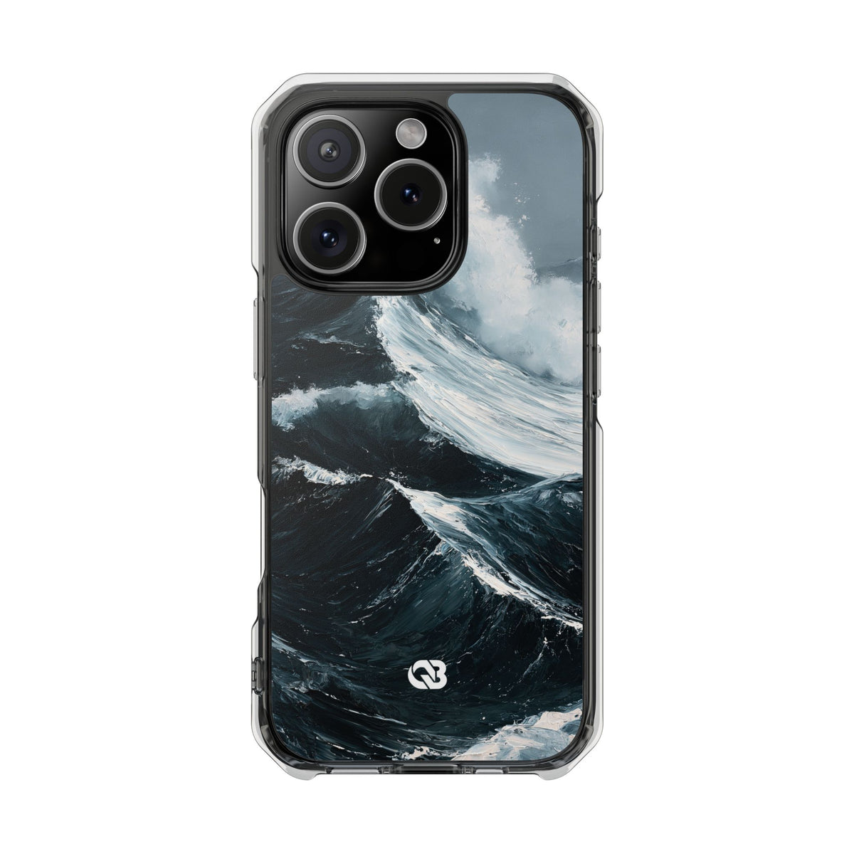 Nordic Swell · Clear Impact Magnetic Phone Case for iPhone · Blue