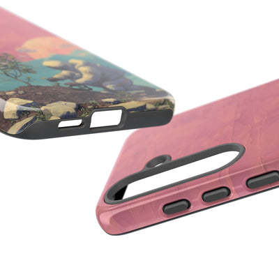 Lunare Pastellblüte · Tough Handyhülle für Samsung