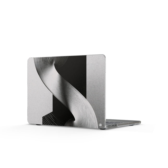 Orbital Helix · Clear Hard Case for MacBook · Black