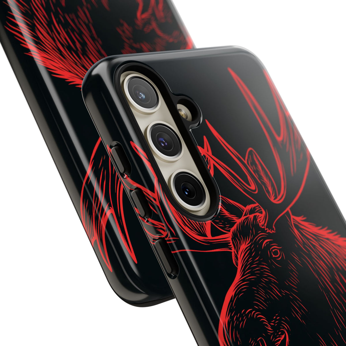 Nordic Elk · Tough Phone Case for Samsung · Black
