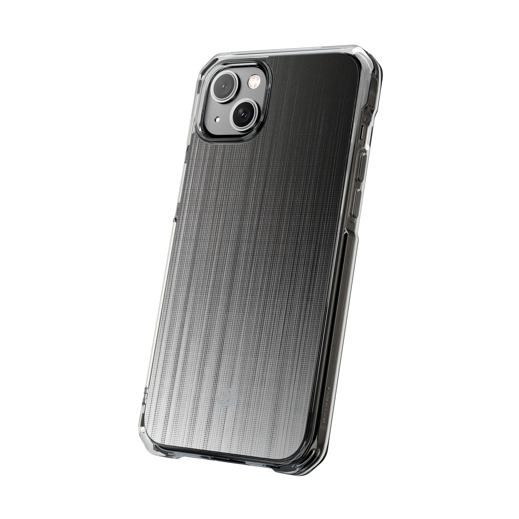 Grey Impact MagSafe Phone Case for iPhone - Static Vertical Dither