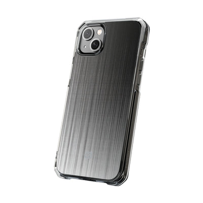 Grey Impact MagSafe Phone Case for iPhone - Static Vertical Dither