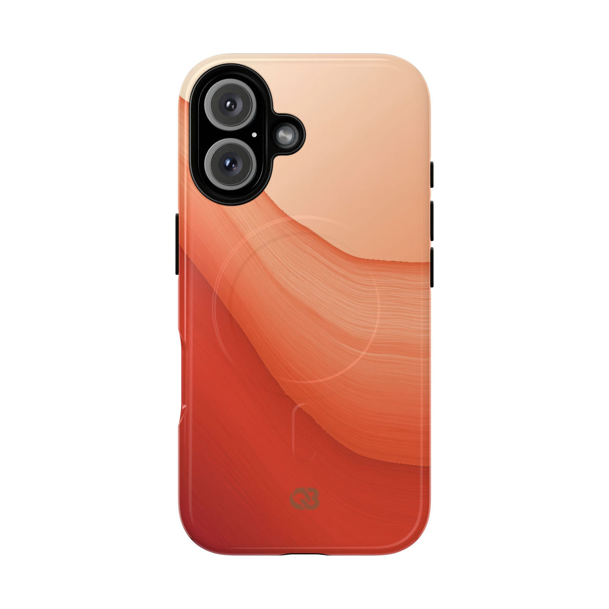 Terracotta Flow · Tough 2.0 Magnetic Phone Case for iPhone · Orange