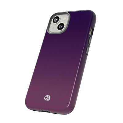 Purple Tough Phone Case for iPhone - Nocturnal Plum Fade