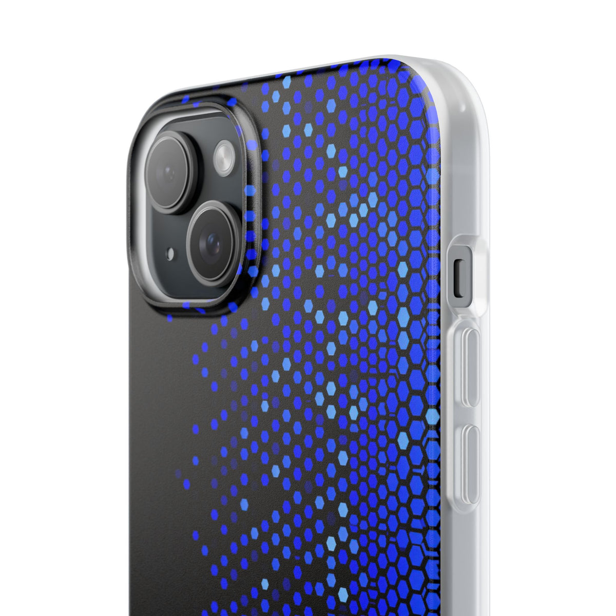 Cobalt Hex Dispersion · Lite Phone Case for iPhone ·  Blue