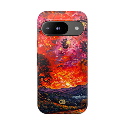 Molten Sky Tree · Tough Phone Case for Google Pixel