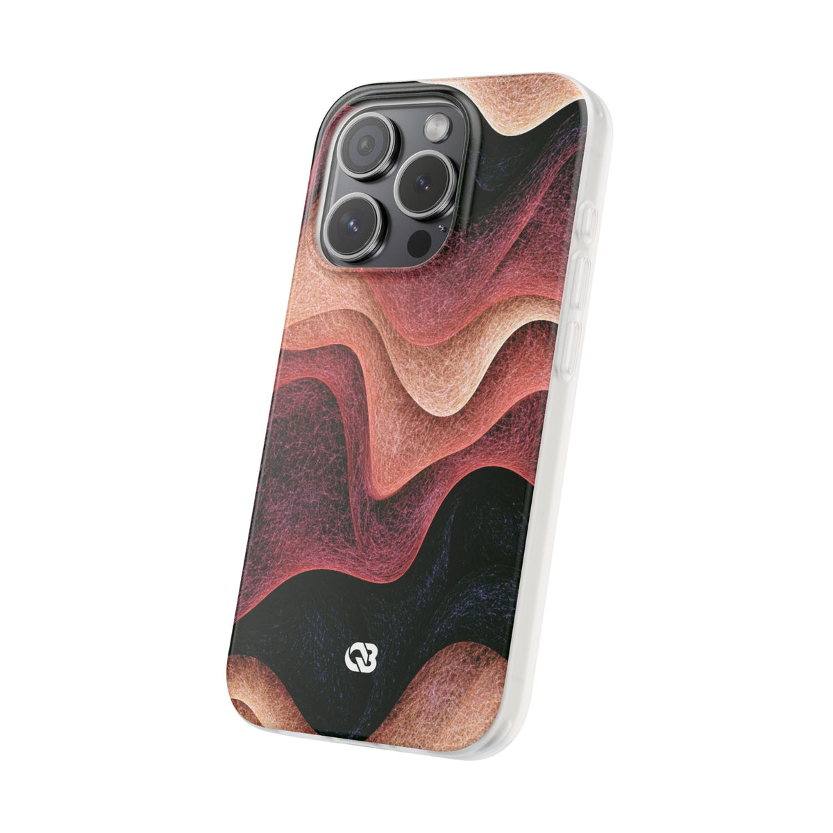 Rose Contour Waves · Lite Phone Case for iPhone ·  Pink