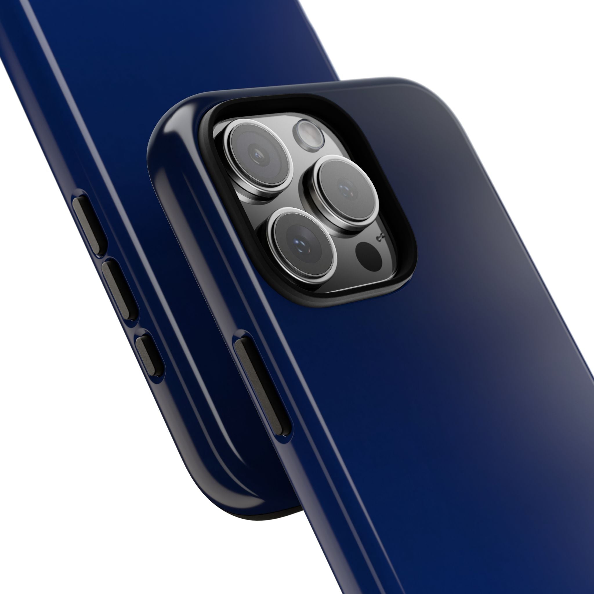 Blue Tough Phone Case for iPhone - Midnight Cobalt Fade