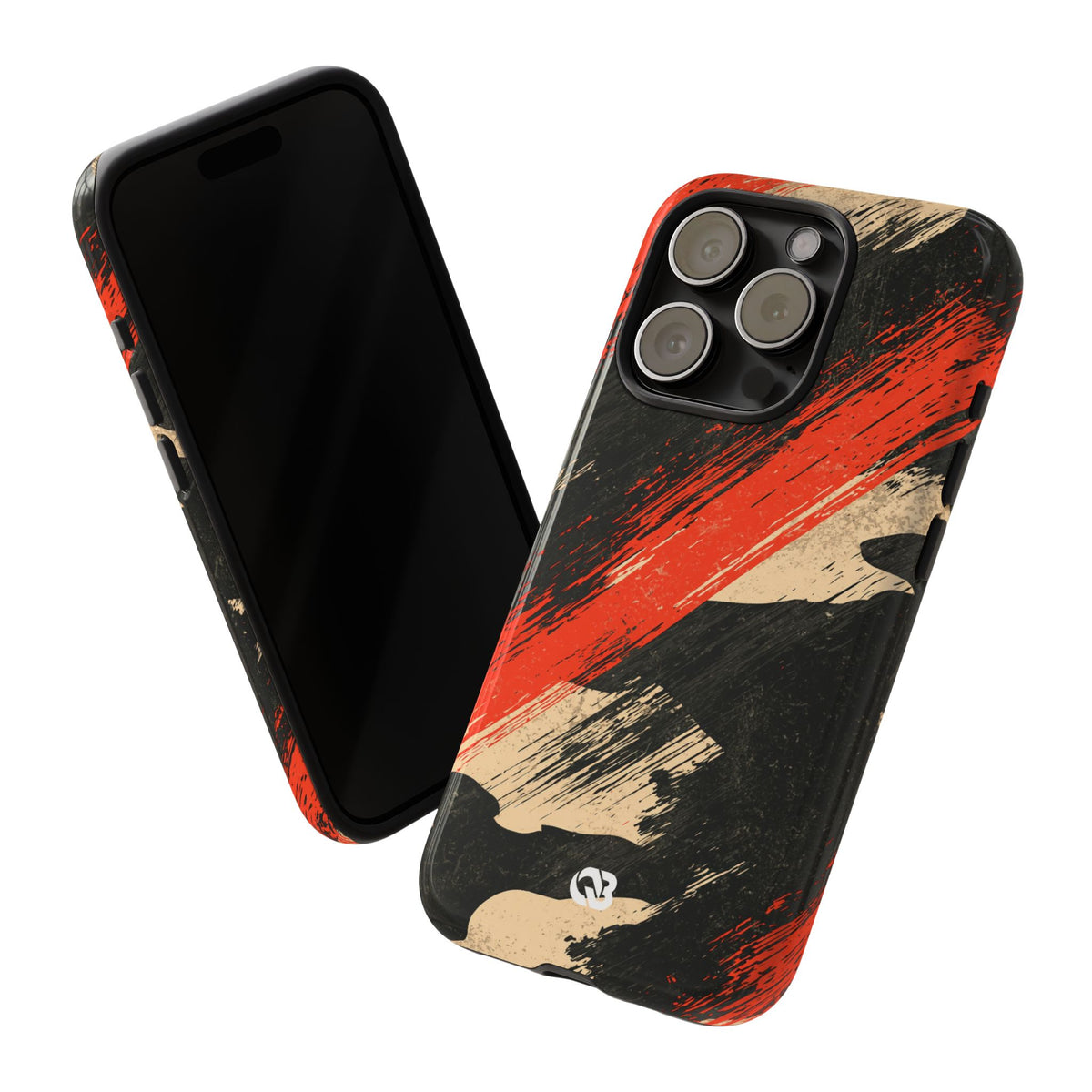 Urban Slash Camo · Tough Phone Case for iPhone · Black