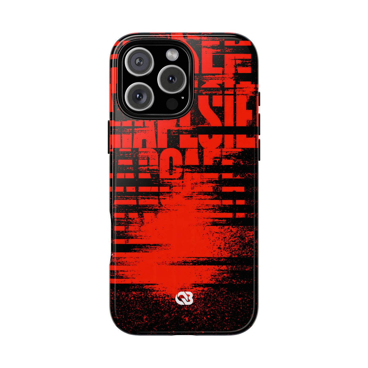 Crimson Redaction · Tough Phone Case for iPhone · Black