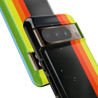 Retro Galactic Stripes · Tough Phone Case for Google Pixel
