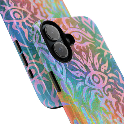 Chromatic Mystic Sigil · Tough 2.0 Magnetic Phone Case for iPhone · Blue