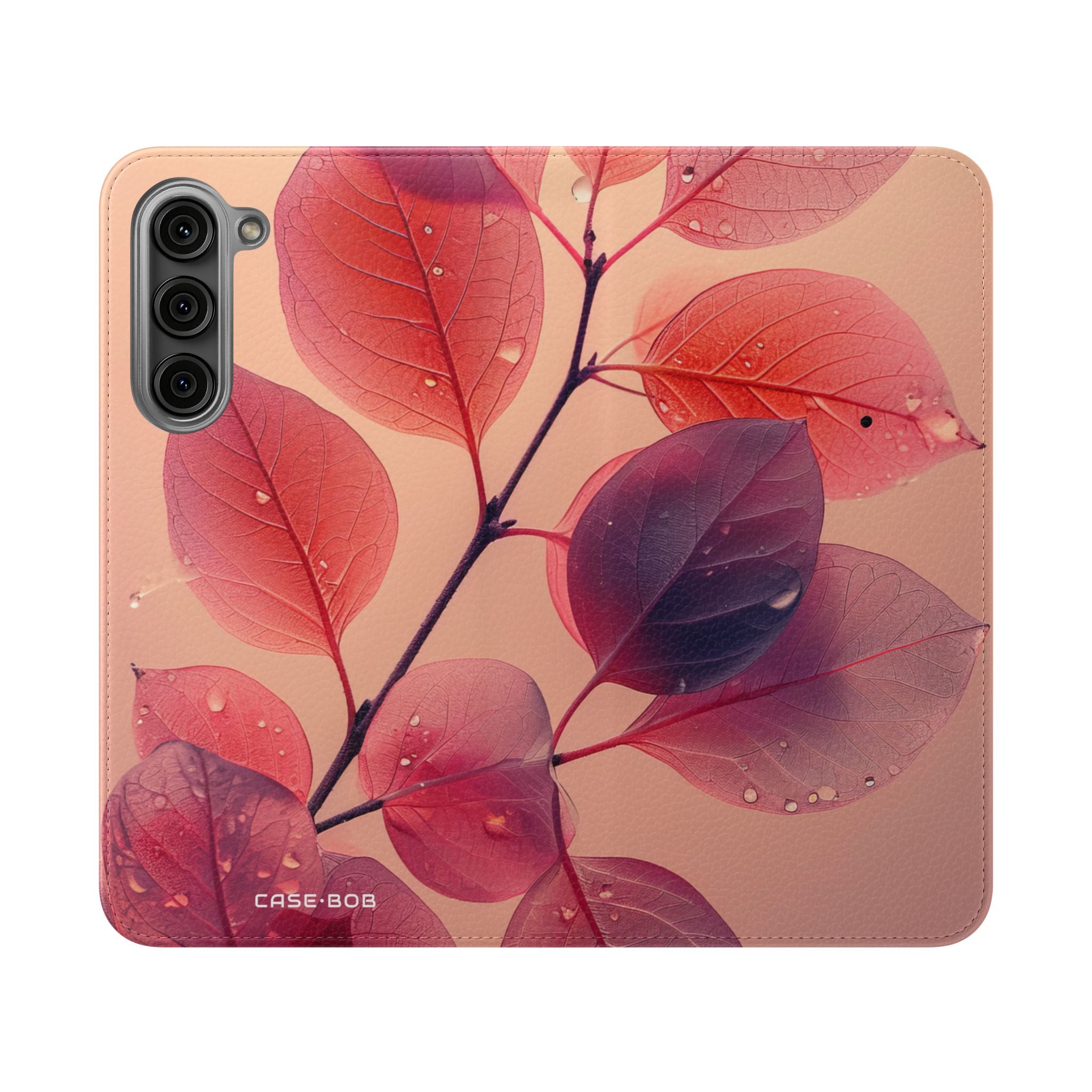 Translucente bladeren - Samsung S23+ Case - Portemonnee