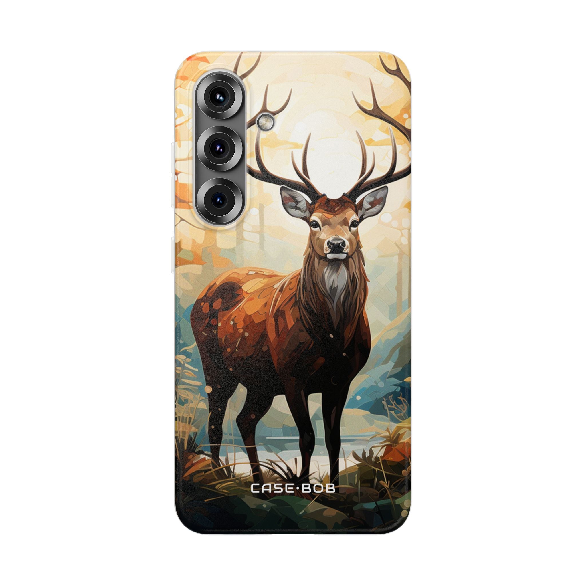 Glowing Stag Samsung S25 Case - Soft - CASE•BOB