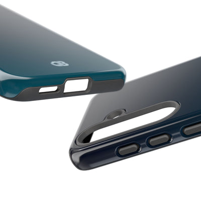 Teal Tough Phone Case for Samsung - Abyss Teal Haze
