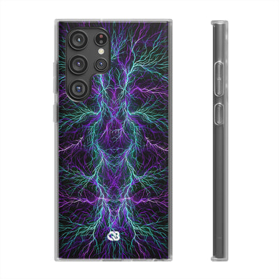 Electric Plasma Arbor · Lite Phone Case for Samsung · Purple