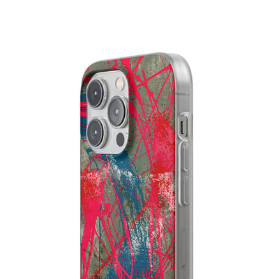Neon Static Drip · Lite Phone Case for iPhone ·  Pink