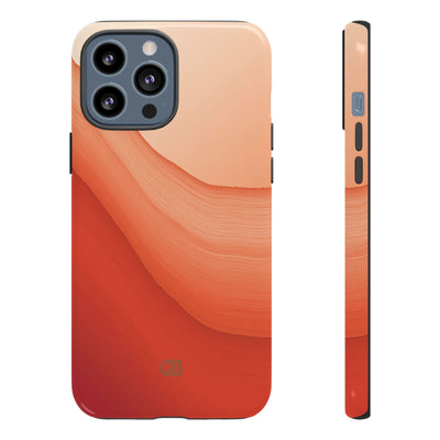 Terracotta Flow · Tough Phone Case for iPhone · Orange
