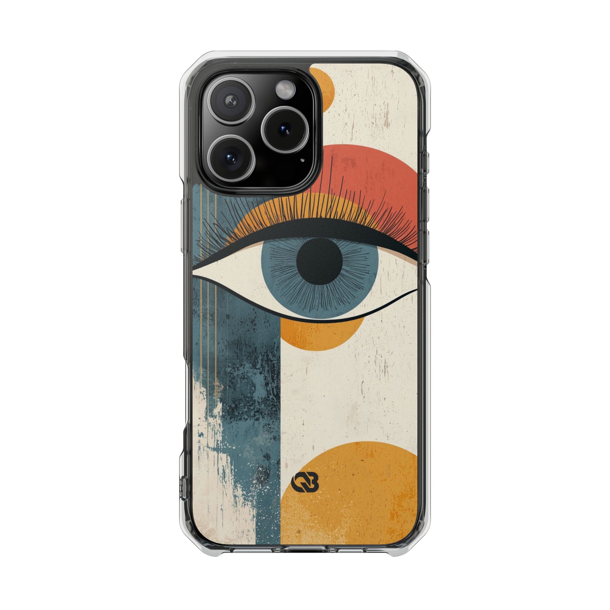 Distressed Azure Ocular · Impact Phone Case for iPhone · Magsafe