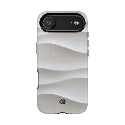 Sculpted Dune Relief · Tough 2.0 Magnetic Phone Case for iPhone · White