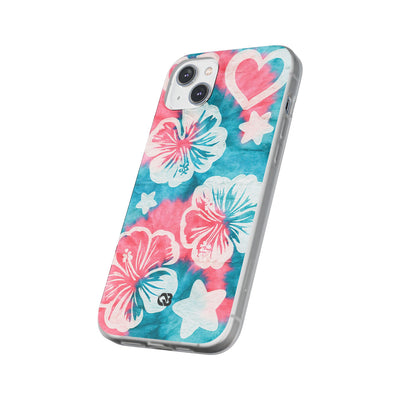 Tropical Hibiscus Bloom · Lite Phone Case for iPhone ·  Teal