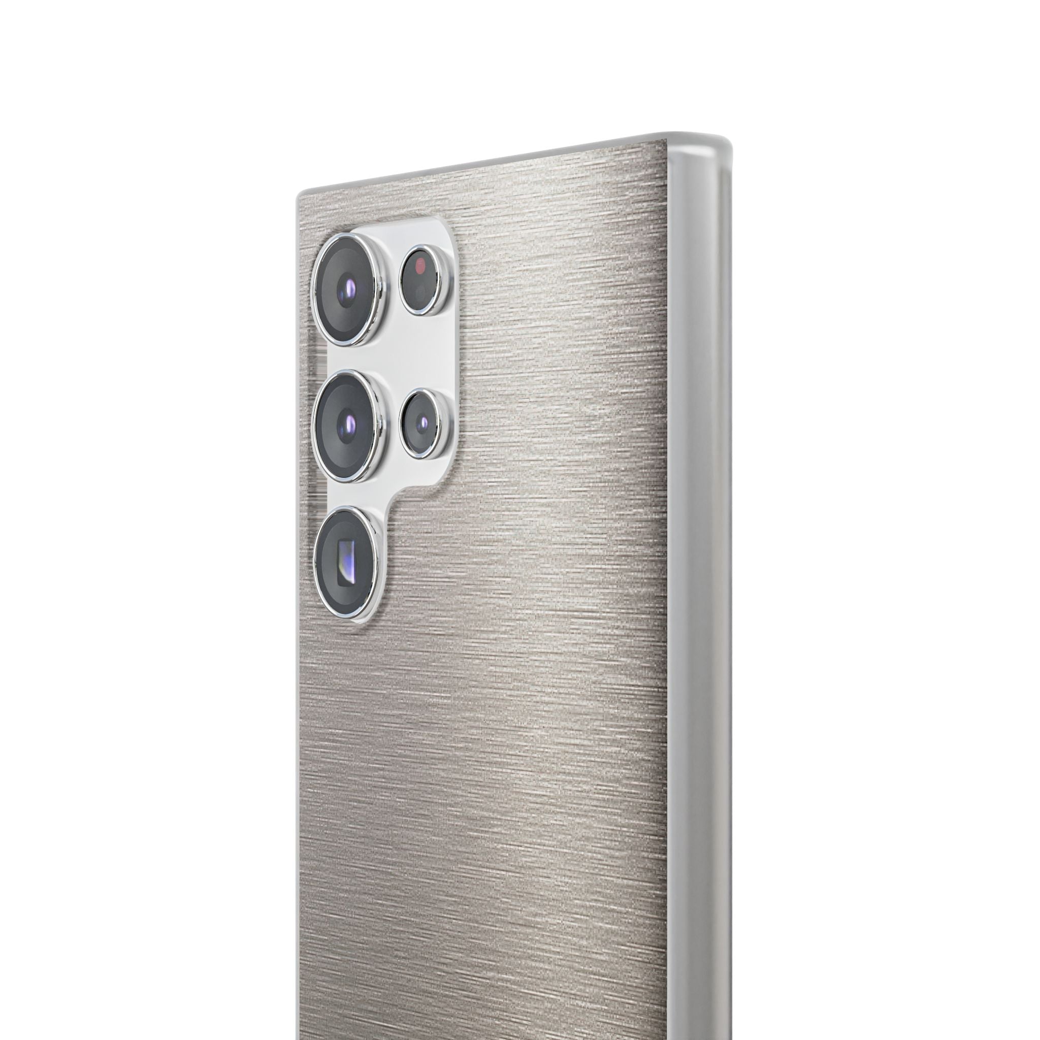Grey Lite Phone Case for Samsung - Brushed Nickel Linen