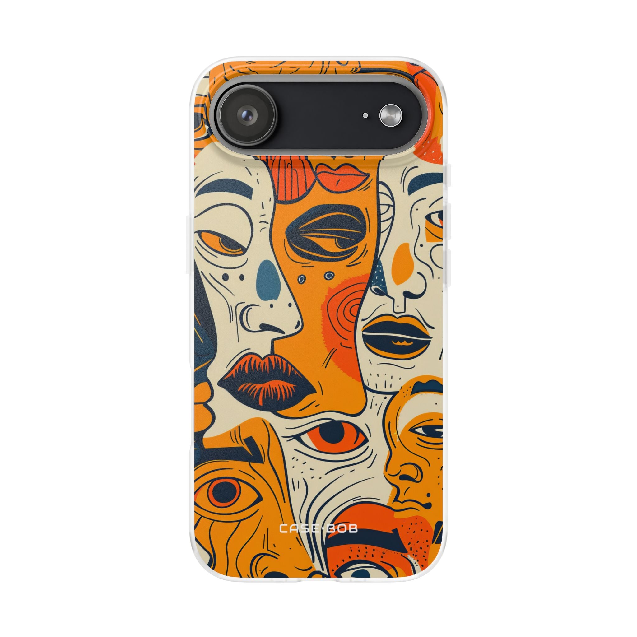 Tangled Faces Sunset iPhone 17 Air Case - Soft - CASE•BOB