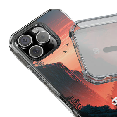 Orange Impact MagSafe Phone Case for iPhone - Crimson Ridge Flight