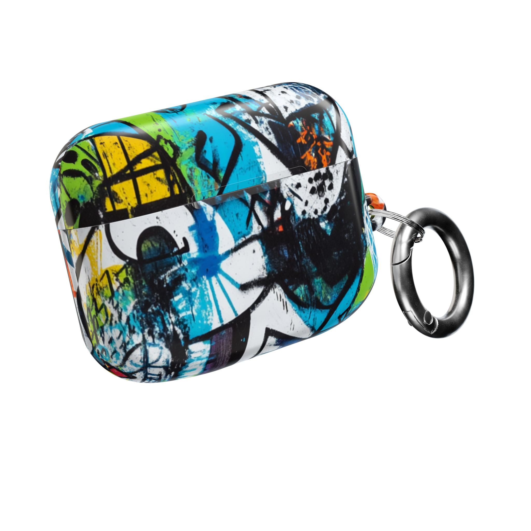 Bold Shapes Blauw - AirPods Case