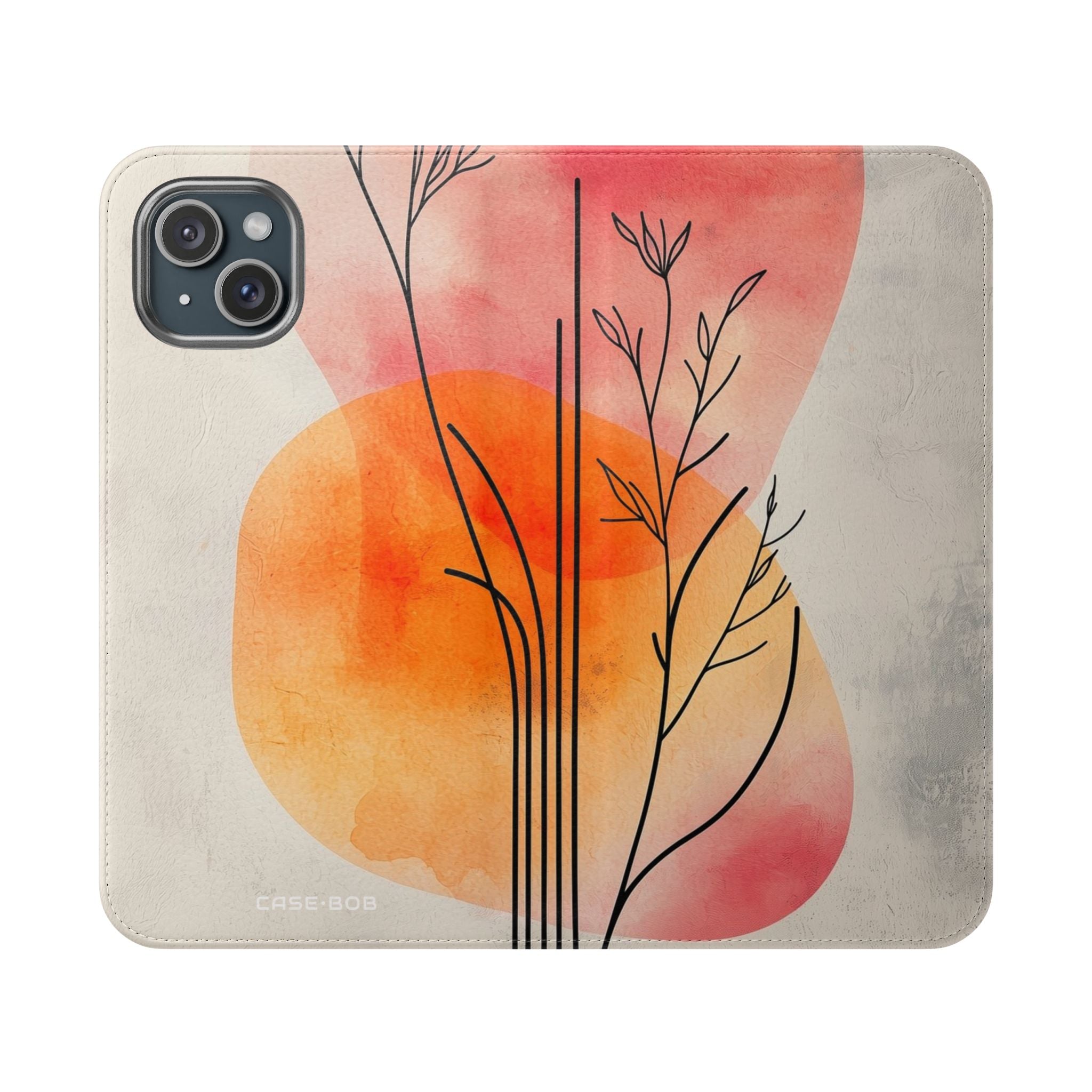 Twilight Stems - iPhone 15 Plus Case - Wallet