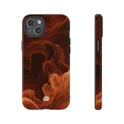 Amber Filament · Tough Phone Case for iPhone · Orange