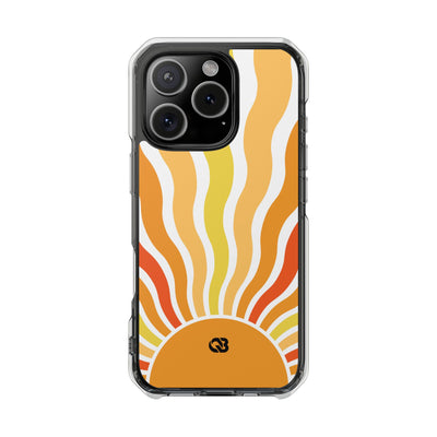 Amber Solar Waves · Impact Phone Case for iPhone · Magsafe
