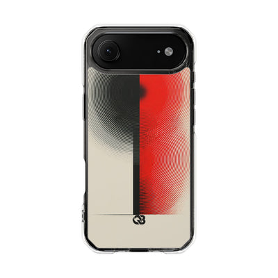 Red Impact MagSafe Phone Case for iPhone - Split Signal Red