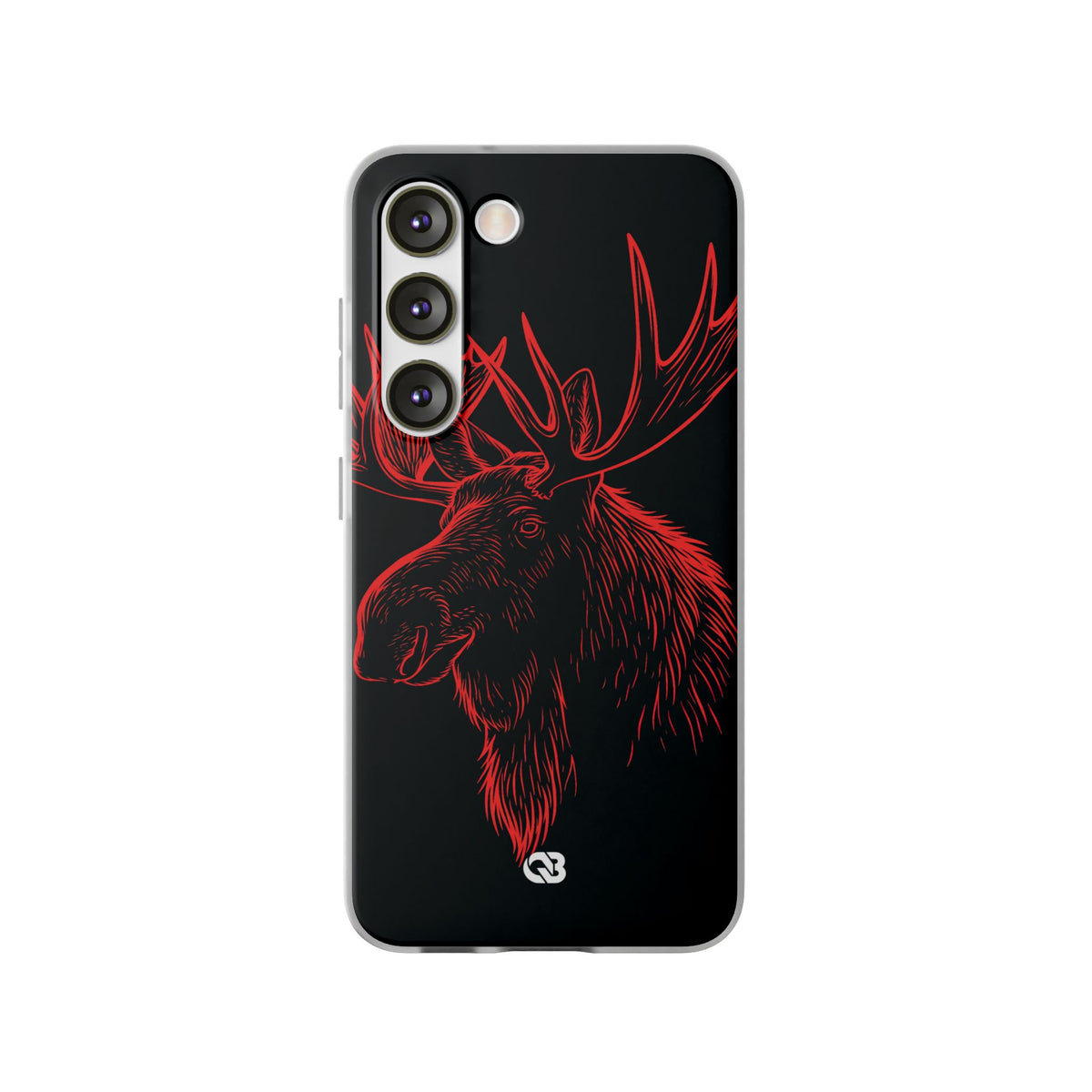 Nordic Elk · Lite Phone Case for Samsung · Black