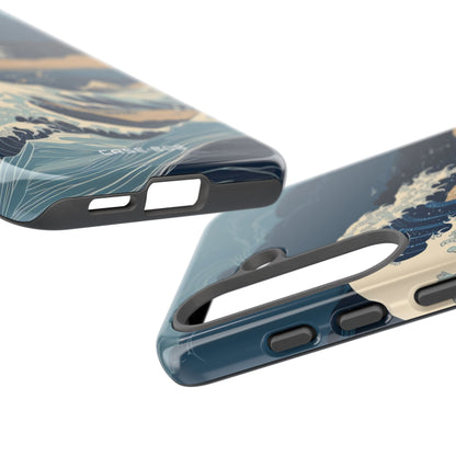 Cresting Blue Wave Samsung S25 Case - Tough