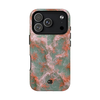 Coral Pixel Matrix · Tough 2.0 Magnetic Phone Case for iPhone · Green