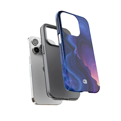 Radiant Strata · Tough Phone Case for iPhone · Blue