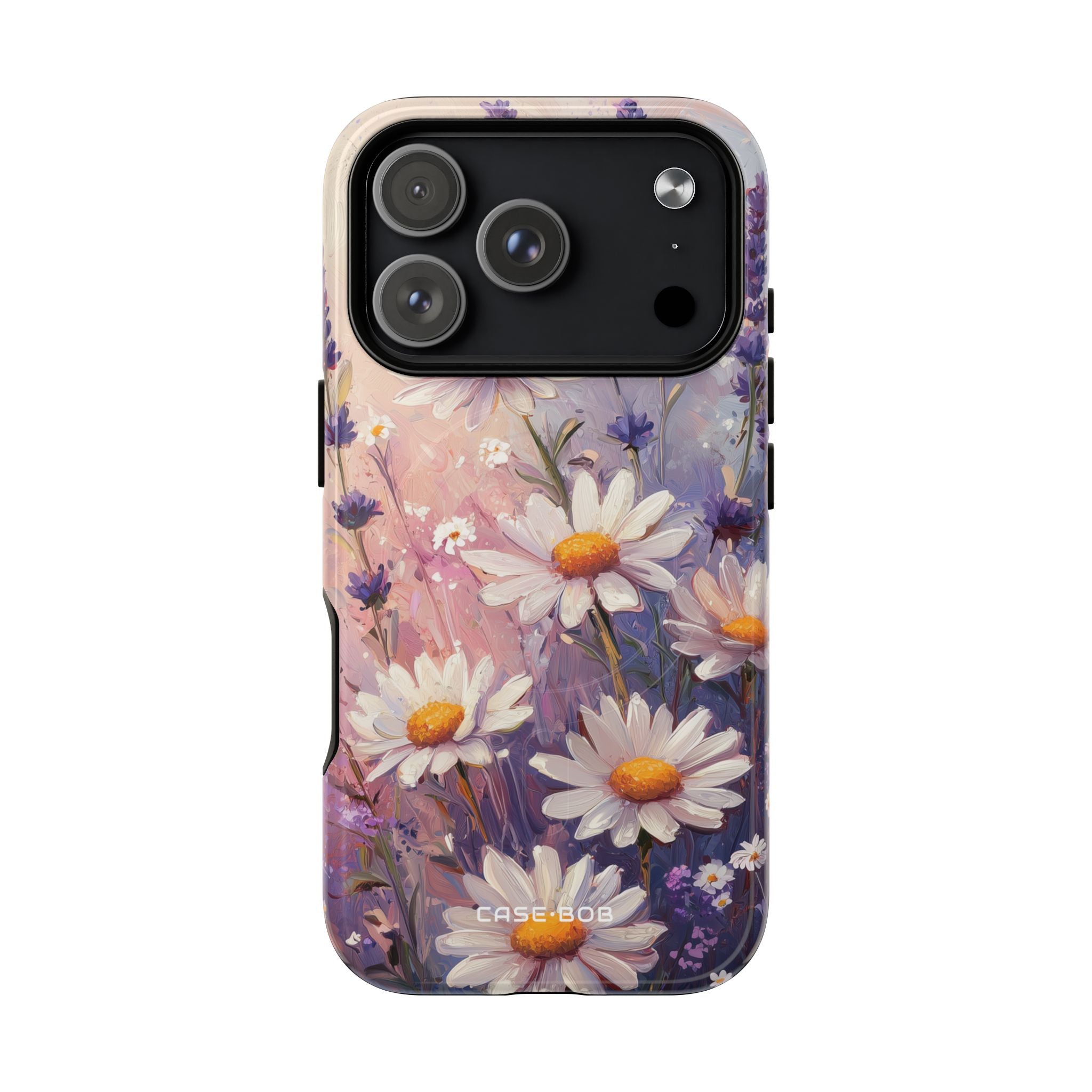 Daisy Lavender Bloom iPhone 17 Pro Case - Tough+ - CASE•BOB