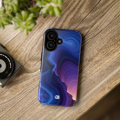 Radiant Strata · Tough Phone Case for iPhone · Blue