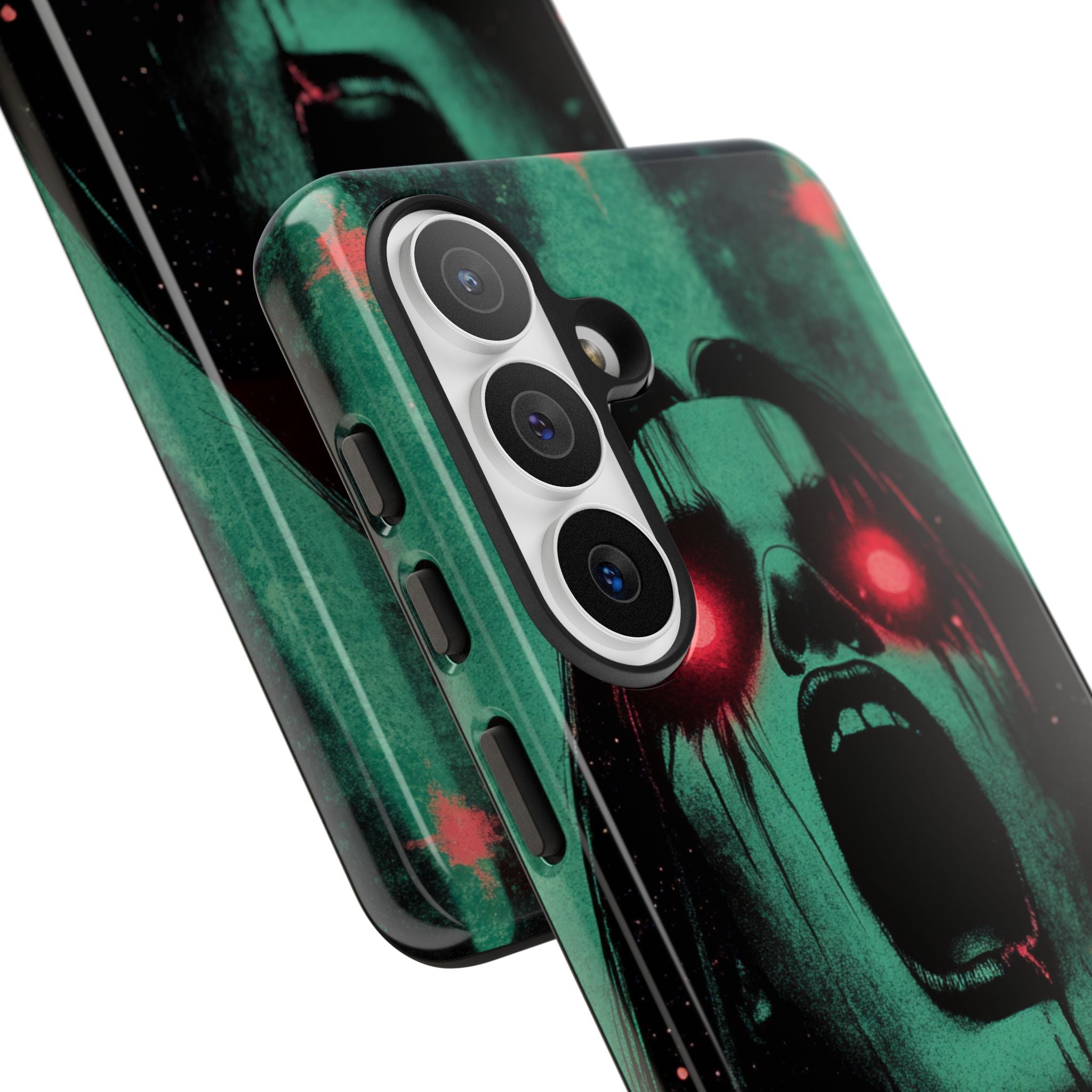 Crimson Emerald Scream · Tough Phone Case for Samsung