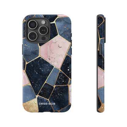 Golden Mosaic iPhone 15 Pro Max Case - Tough
