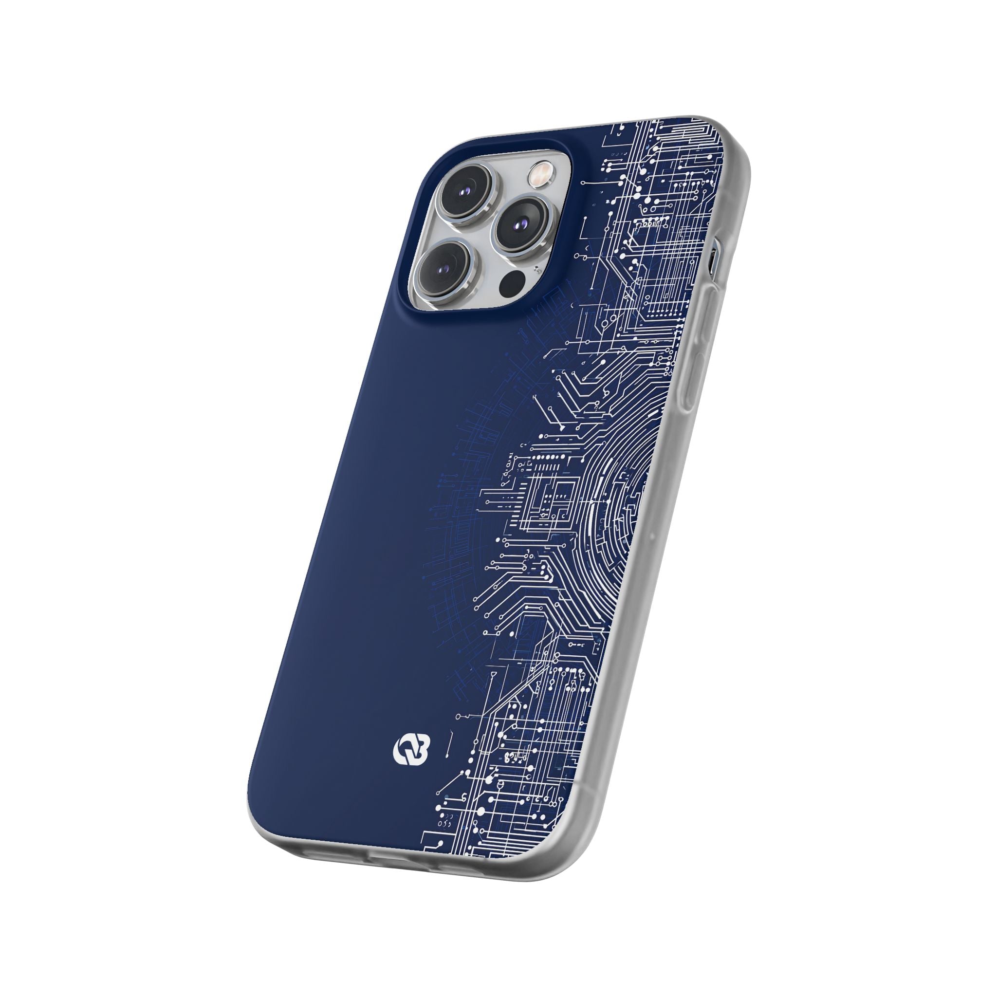Blue Lite Phone Case for iPhone - Cobalt Circuit Logic