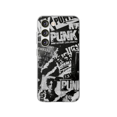 Underground Punk Collage · Lite Phone Case for Samsung · Black