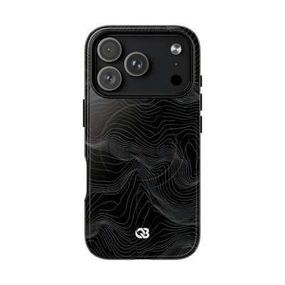 Obsidian Contour Elevation · Tough 2.0 Magnetic Phone Case for iPhone · Black