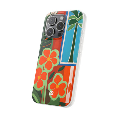 Vivid Jungle Collage · Soft Case dla iPhone
