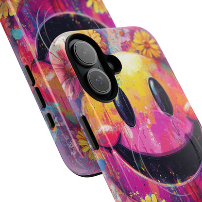 Smiley Bloom iPhone 16 Plus Case - Tough+