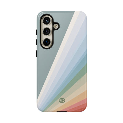 Green Tough Phone Case for Samsung - Sage Prism Beam