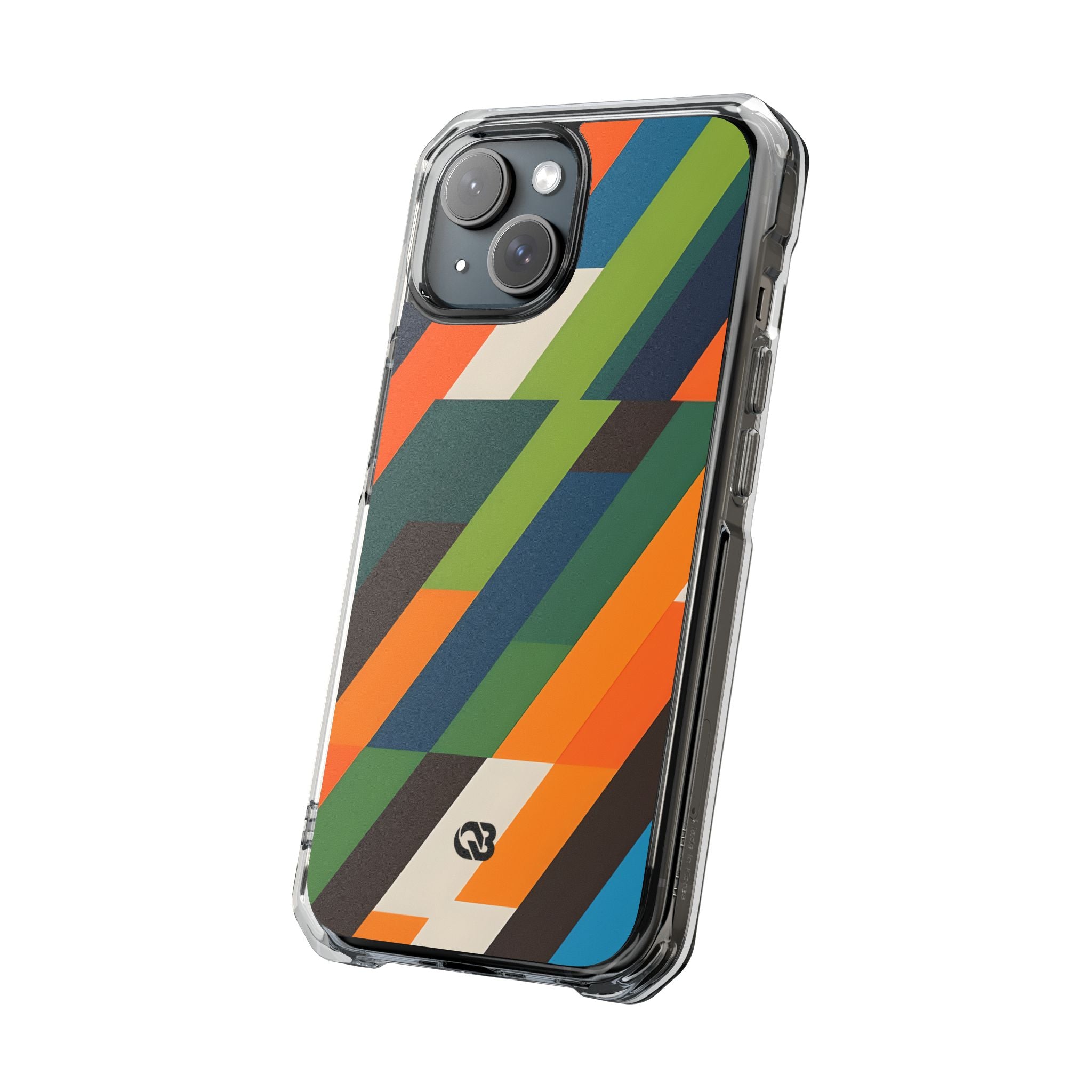 Angled Retro Mosaic · Impact Custodia per iPhone · Magsafe