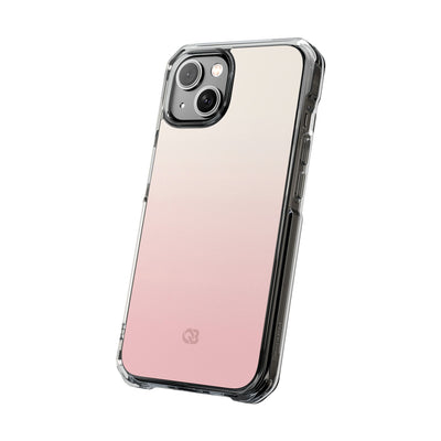 Pink Impact MagSafe Phone Case for iPhone - Frosted Blush Horizon