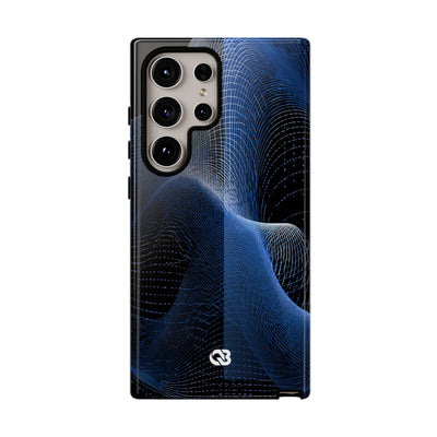 Blue Tough Phone Case for Samsung - Electric Blue Flux